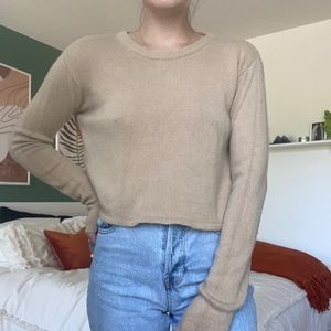 Brown sweater brandy Melville